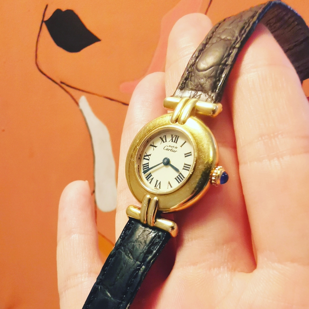 Cartier Mast Vermeil 590002 model Silver 925